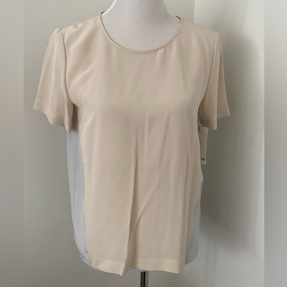 NWT STELLA MCCARTNEY Women’s Silk Blouse Top - Size 38 (Small)